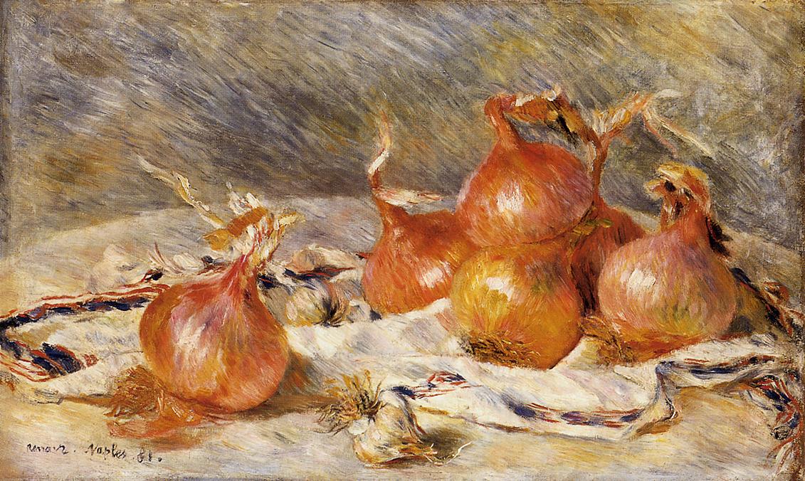 Onions - Pierre-Auguste Renoir painting on canvas